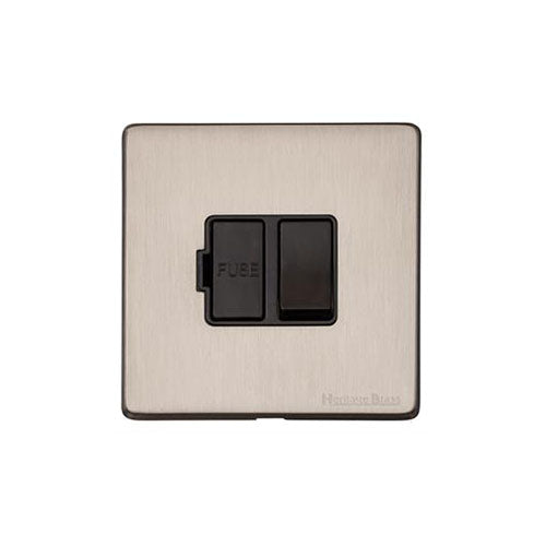 Vintage Range Aged Pewter Switches & Sockets, XAP - Switched Spur (13 Amp) by Heritage Brass By M-Marcus