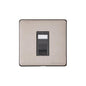 Vintage Range Aged Pewter Switches & Sockets, XAP - 1 Gang RJ11 by Heritage Brass By M-Marcus