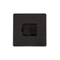Vintage Range Matt Black Switches & Sockets, XBK - Switched Spur (13 Amp) by Heritage Brass By M-Marcus