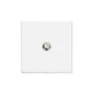 Vintage Range Gloss White Switches & Sockets, XGL - 1 Gang Satellite Socket by Heritage Brass By M-Marcus