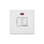 Vintage Range Gloss White Switches & Sockets, XGL - Switched Spur with Neon (13 Amp) by Heritage Brass By M-Marcus