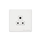 Vintage Range Gloss White Switches & Sockets, XGL - 5 Amp 3 Round Pin Socket by Heritage Brass By M-Marcus