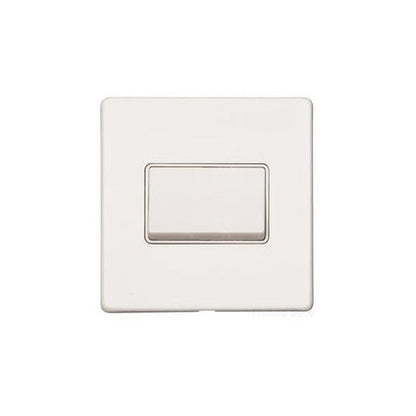Vintage Range Gloss White Switches & Sockets, XGL - 6A Triple Pole Fan Isolator Switch by Heritage Brass By M-Marcus