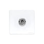 Vintage Range Gloss White Switches & Sockets, XGL - 1 Gang Toggle Switch by Heritage Brass By M-Marcus