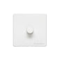 Vintage Range Gloss White Switches & Sockets, XGL - 1 Gang Dimmer 400 watts (Compatible with halogen/ incandescent bulbs) by Heritage Brass By M-Marcus