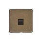 Vintage Range Rustic Brass Switches & Sockets, XRB - 1 Gang Master Line Socket by Heritage Brass By M-Marcus