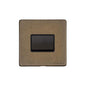 Vintage Range Rustic Brass Switches & Sockets, XRB - 6A Triple Pole Fan Isolator Switch by Heritage Brass By M-Marcus