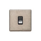 Vintage Range Rustic Nickel Switches & Sockets, XRN - 1 Gang Rocker Switch by Heritage Brass By M-Marcus