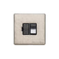 Vintage Range Rustic Nickel Switches & Sockets, XRN - Switched Spur (13 Amp) by Heritage Brass By M-Marcus