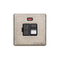 Vintage Range Rustic Nickel Switches & Sockets, XRN - Switched Spur with Neon (13 Amp) by Heritage Brass By M-Marcus