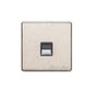 Vintage Range Rustic Nickel Switches & Sockets, XRN - 1 Gang Master Line Socket by Heritage Brass By M-Marcus