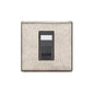 Vintage Range Rustic Nickel Switches & Sockets, XRN - 1 Gang RJ45 by Heritage Brass By M-Marcus