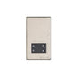 Vintage Range Rustic Nickel Switches & Sockets, XRN - Shaver Socket Output Voltage 110/240V by Heritage Brass By M-Marcus