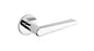 Tupai Exclusivo 5S Line Torrao Lever Door Handle on 5mm Slimline Round Rose - Bright Polished Chrome - Default