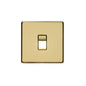 Studio Range Polished Brass Switches & Sockets, Y01 - 20A Double Pole Switch by Heritage Brass By M-Marcus