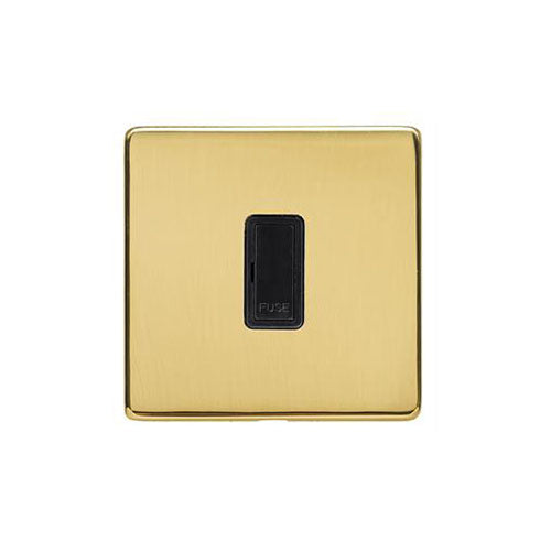 Studio Range Polished Brass Switches & Sockets, Y01 - Unswitched Spur (13 Amp) by Heritage Brass By M-Marcus