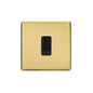 Studio Range Polished Brass Switches & Sockets, Y01 - Unswitched Spur (13 Amp) by Heritage Brass By M-Marcus