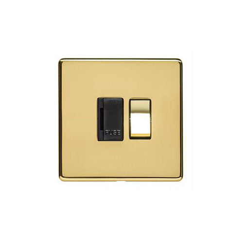 Studio Range Polished Brass Switches & Sockets, Y01 - Switched Spur (13 Amp) by Heritage Brass By M-Marcus