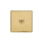 Studio Range Polished Brass Switches & Sockets, Y01 - 1 Gang Toggle Switch by Heritage Brass By M-Marcus