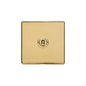 Studio Range Polished Brass Switches & Sockets, Y01 - 1 Gang Intermediate Toggle Switch by Heritage Brass By M-Marcus