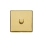 Studio Range Polished Brass Switches & Sockets, Y01 - 1G Multi Location Primary Dimmer by Heritage Brass By M-Marcus