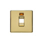 Studio Range Polished Brass Switches & Sockets, Y01 - 45A DP Cooker Switch with Neon (single plate) by Heritage Brass By M-Marcus