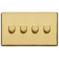 Studio Range Polished Brass Switches & Sockets, Y01 - 4G Multi Location Secondary Dimmer by Heritage Brass By M-Marcus