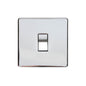 Studio Range Polished Chrome Switches & Sockets, Y02 - 1 Gang Rocker Switch by Heritage Brass By M-Marcus