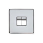 Studio Range Polished Chrome Switches & Sockets, Y02 - 2 Gang Rocker Switch by Heritage Brass By M-Marcus