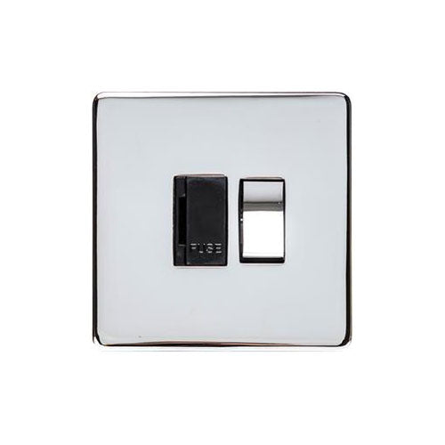 Studio Range Polished Chrome Switches & Sockets, Y02 - Switched Spur (13 Amp) by Heritage Brass By M-Marcus