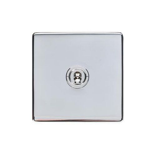 Studio Range Polished Chrome Switches & Sockets, Y02 - 1 Gang Intermediate Toggle Switch by Heritage Brass By M-Marcus