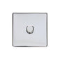 Studio Range Polished Chrome Switches & Sockets, Y02 - 1 Gang Dimmer 250 watts (Compatible with halogen/ incandescent bulbs) by Heritage Brass By M-Marcus