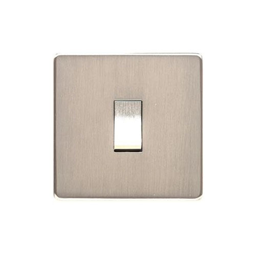 Studio Range Satin Nickel Switches & Sockets, Y05 - 20A Double Pole Switch by Heritage Brass By M-Marcus