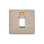 Studio Range Satin Nickel Switches & Sockets, Y05 - 20A Double Pole Switch with Neon by Heritage Brass By M-Marcus