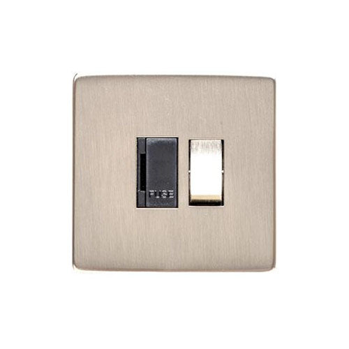 Studio Range Satin Nickel Switches & Sockets, Y05 - Switched Spur (13 Amp) by Heritage Brass By M-Marcus