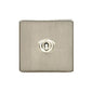 Studio Range Satin Nickel Switches & Sockets, Y05 - 1 Gang Toggle Switch by Heritage Brass By M-Marcus