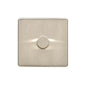 Studio Range Satin Nickel Switches & Sockets, Y05 - 1 Gang Dimmer 250 watts (Compatible with halogen/ incandescent bulbs) by Heritage Brass By M-Marcus