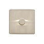 Studio Range Satin Nickel Switches & Sockets, Y05 - 1 Gang TED Dimmer (Compatible with LED Lamps) by Heritage Brass By M-Marcus