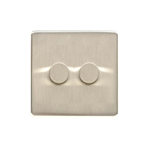 Studio Range Satin Nickel Switches & Sockets, Y05 - 2G Multi Location Primary Dimmer by Heritage Brass By M-Marcus
