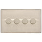 Studio Range Satin Nickel Switches & Sockets, Y05 - 4G Multi Location Secondary Dimmer by Heritage Brass By M-Marcus