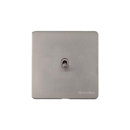 Studio Range Satin Nickel Switches & Sockets, Y05 - 1 Gang Intermediate Stockholm Toggle by Heritage Brass By M-Marcus