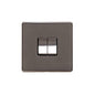 Studio Range Polished Bronze Switches & Sockets, Y07 - 2 Gang Rocker Switch by Heritage Brass By M-Marcus