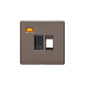 Studio Range Polished Bronze Switches & Sockets, Y07 - Switched Spur with Neon (13 Amp) by Heritage Brass By M-Marcus