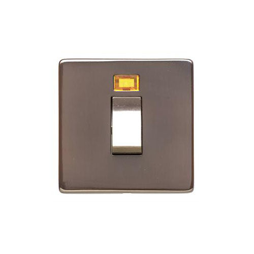 Studio Range Polished Bronze Switches & Sockets, Y07 - 45A DP Cooker Switch with Neon (single plate) by Heritage Brass By M-Marcus