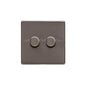 Studio Range Polished Bronze Switches & Sockets, Y07 - 2G Multi Location Secondary Dimmer by Heritage Brass By M-Marcus