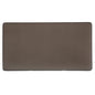 Studio Range Matt Bronze Switches & Sockets, Y09 - Double Blank Plate by Heritage Brass By M-Marcus