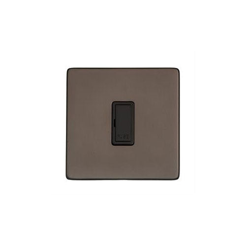 Studio Range Matt Bronze Switches & Sockets, Y09 - Unswitched Spur (13 Amp) by Heritage Brass By M-Marcus