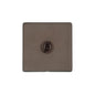 Studio Range Matt Bronze Switches & Sockets, Y09 - 1 Gang Intermediate Toggle Switch by Heritage Brass By M-Marcus