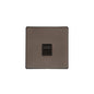 Studio Range Matt Bronze Switches & Sockets, Y09 - 1 Gang Master Line Socket by Heritage Brass By M-Marcus