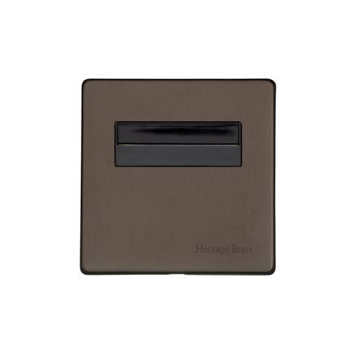 Studio Range Matt Bronze Switches & Sockets, Y09 - Key Card Switch by Heritage Brass By M-Marcus